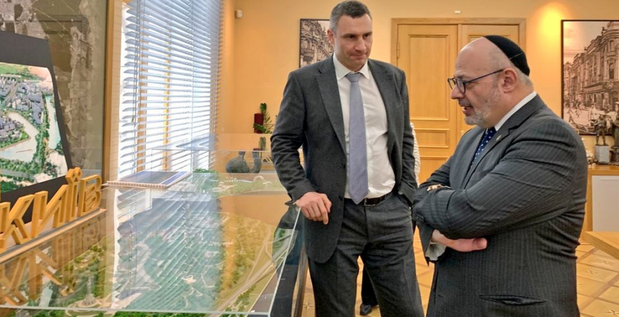 Посол Израиля встретился с мэром Киева Виталием Кличко